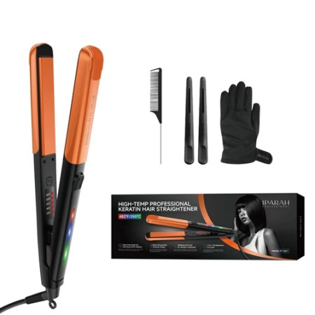 Выпрямитель для волос IPARAH P-132Y ORANGE 58 Вт оранжевый