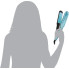 Выпрямитель для волос Remington Wet2Straight S7350 62 Вт голубой