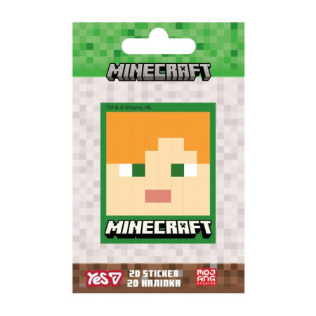 Наклейка YES 2D Minecraft Alex 708509