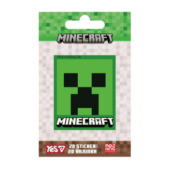 Наклейка YES 2D Minecraft Creeper 708510