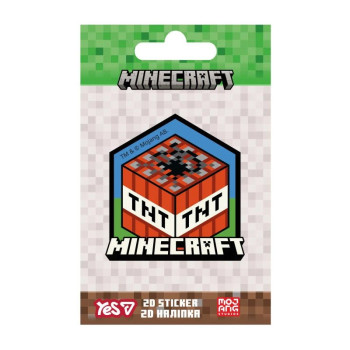 Наклейка YES 2D Minecraft TNT 708508