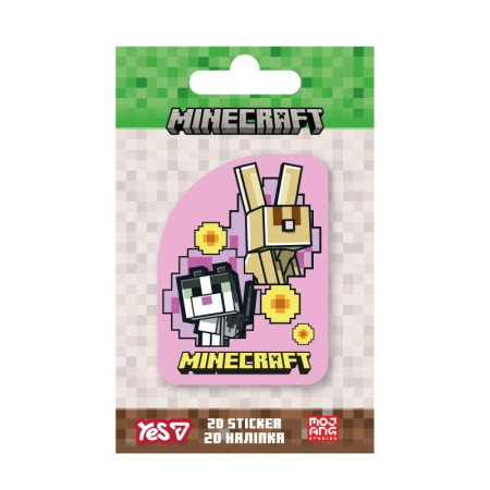 Наклейка YES 2D Minecraft Spring Animals 708514