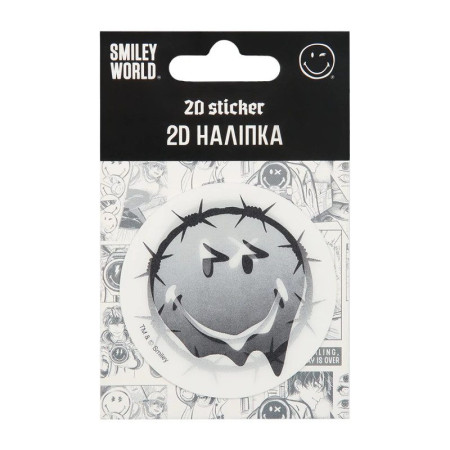 Наклейка YES 2D Smiley World Barbed wire 708878