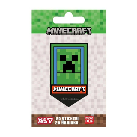 Наклейка YES 2D Minecraft Boom 708512
