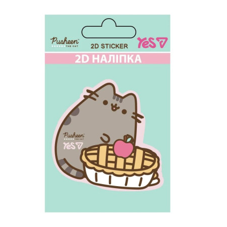 Наклейка YES 2D Pusheen Pie 708521