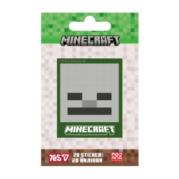 Наклейка YES 2D Minecraft Skeleton 708511