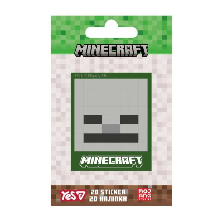 Наклейка YES 2D Minecraft Skeleton 708511