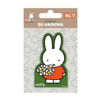 Наклейка YES 2D Miffy Flowers 708524