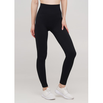 Леггинсы женские в рубчик с пуш-ап LEGGINGS RIB 18864 S-M черные Леггинсы женские в рубчик с пуш-ап LEGGINGS RIB 18864 S-M черные