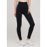Леггинсы женские в рубчик с пуш-ап LEGGINGS RIB 18865 L-XL черные