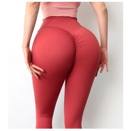 Леггинсы женские спортивные 10190 XL красные
