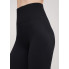 Леггинсы женские в рубчик с пуш-ап LEGGINGS RIB 18865 L-XL черные
