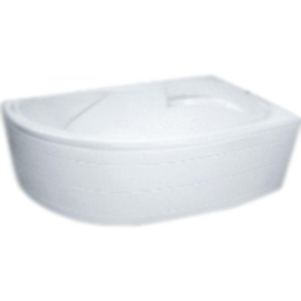 Ванна акриловая асимметричная SunLight 4038 (L/R) 170х100х55 см Белый