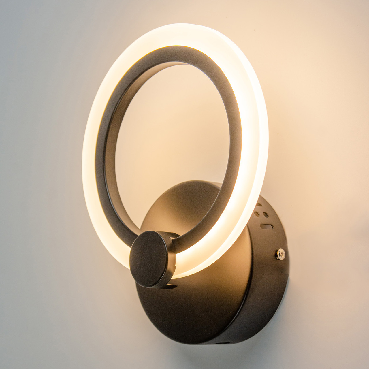 Светильник светодиодный настенный, LED бра Sunlight черный 5333/1W