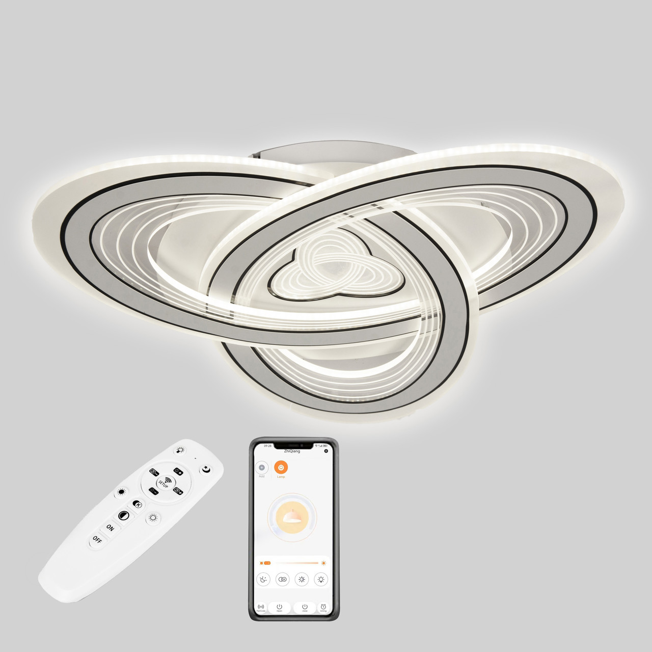 Потолочная LED люстра, светильник светодиодный Sunlight 6080/500