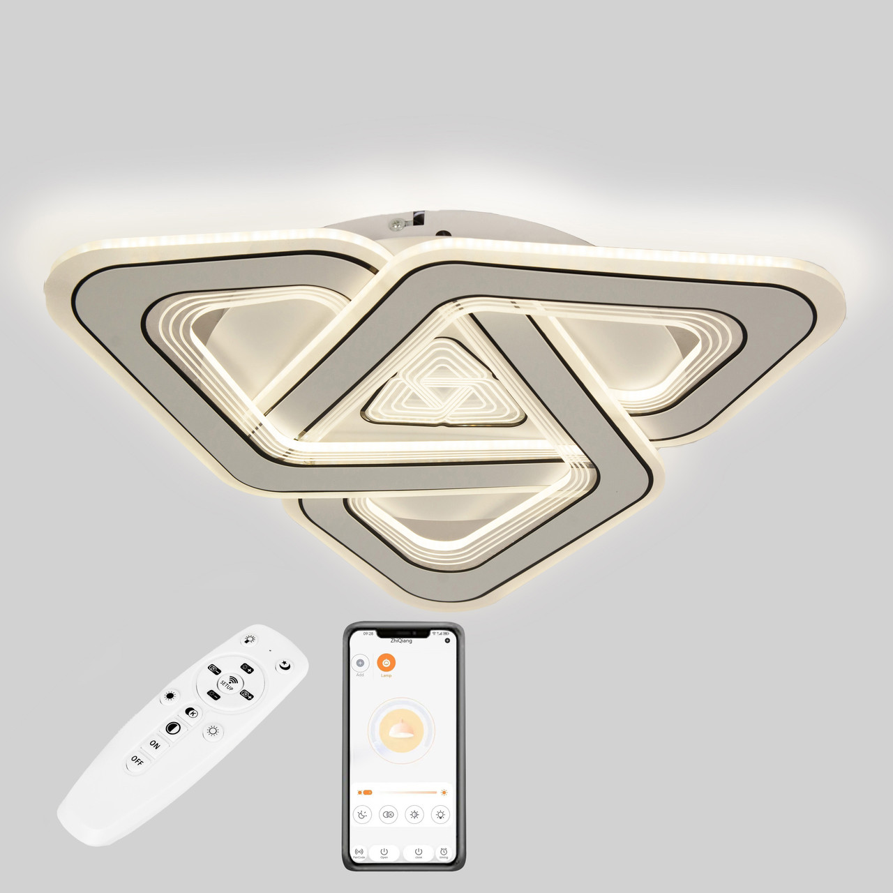 Потолочная LED люстра, светильник светодиодный Sunlight 6079/500