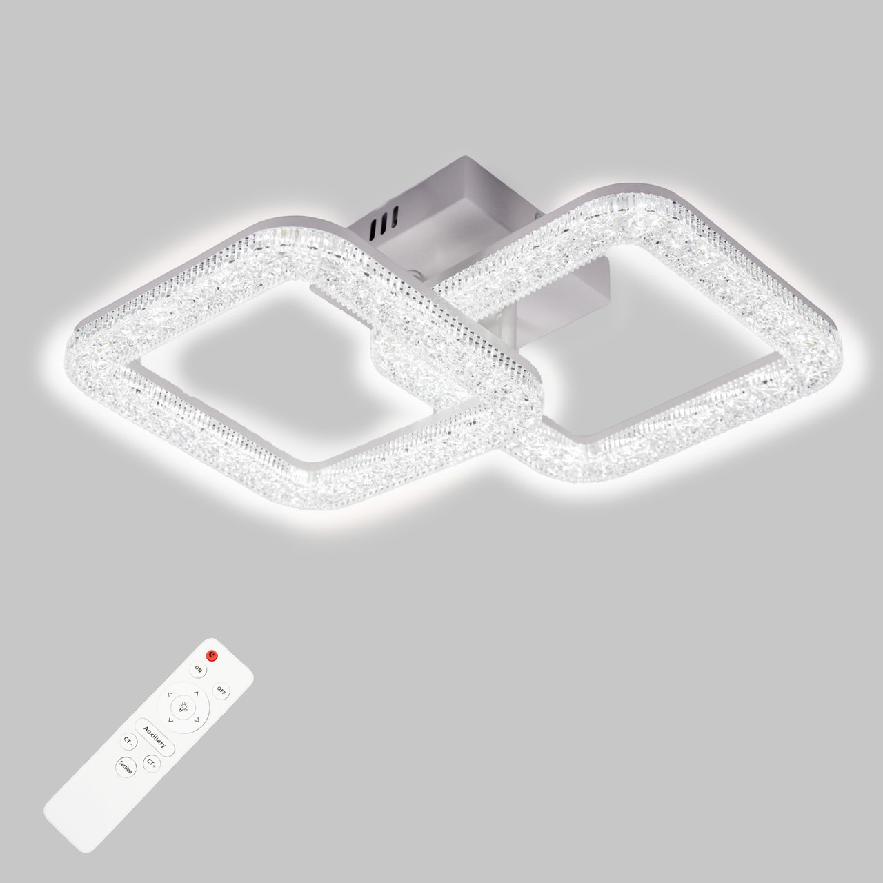 Потолочная LED люстра, светильник светодиодный Sunlight белый 7276/2