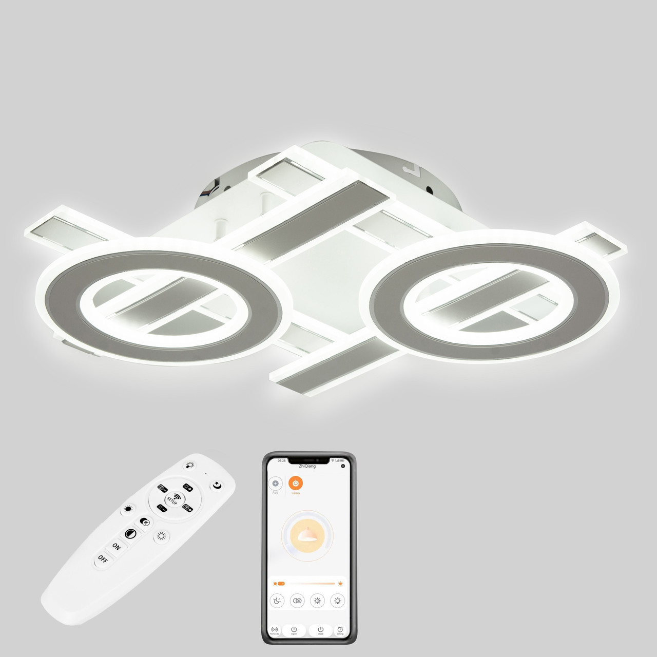Потолочная LED люстра, светильник светодиодный Sunlight 6075/500
