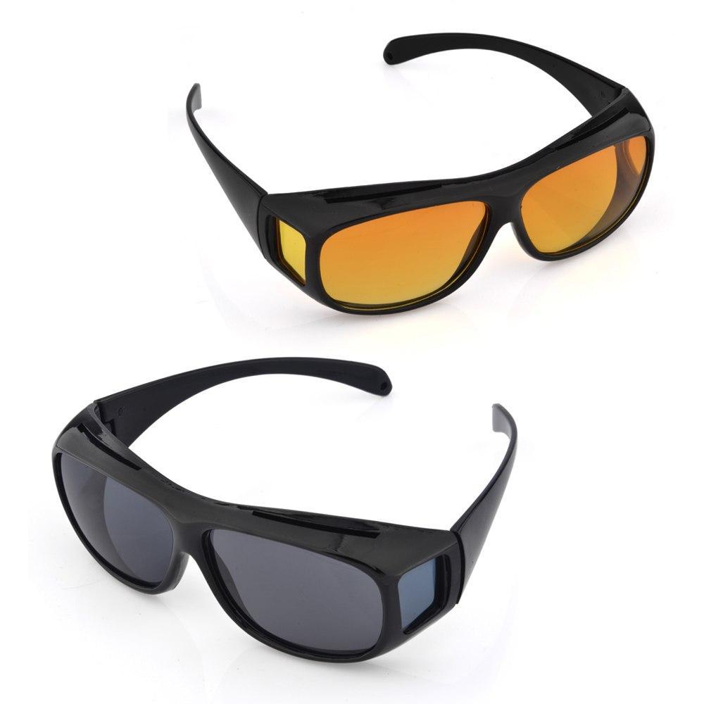 Антибликовые очки для водителей, HD Vision Wrap Arounds, поляризованные (2 шт./уп.)