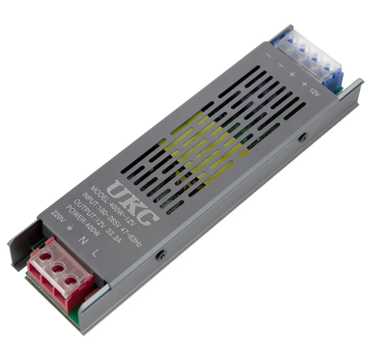 Импульсный блок питания UKC model 400W-12V, 33.3A, импульсный источник питания - адаптер на 12 Вольт