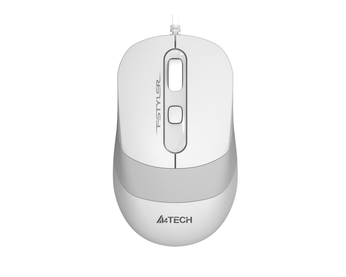 Мышь компьютерная проводная A4Tech Fstyler FM10S White белая