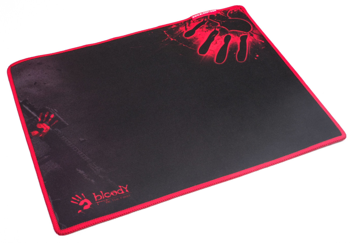 Игровая поверхность для мыши и клавиатуры Bloody B-081S 35х28 см черный
