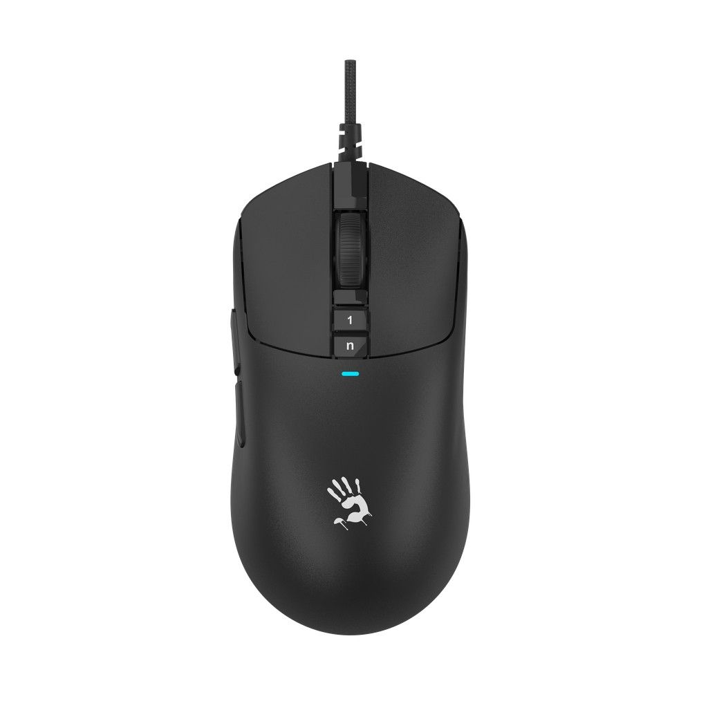 Мышь компьютерная проводная Bloody W72 Ultra Black черная