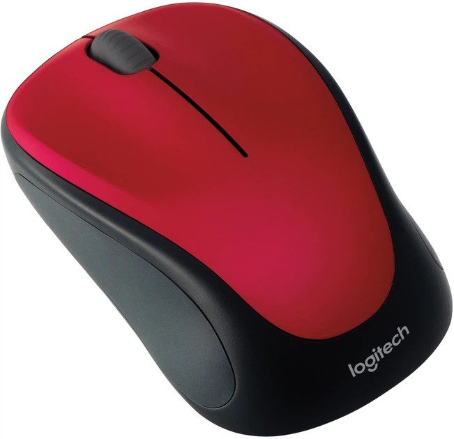 Мышь компьютерная безпроводная Logitech M235 WL Red L910-002496 красная