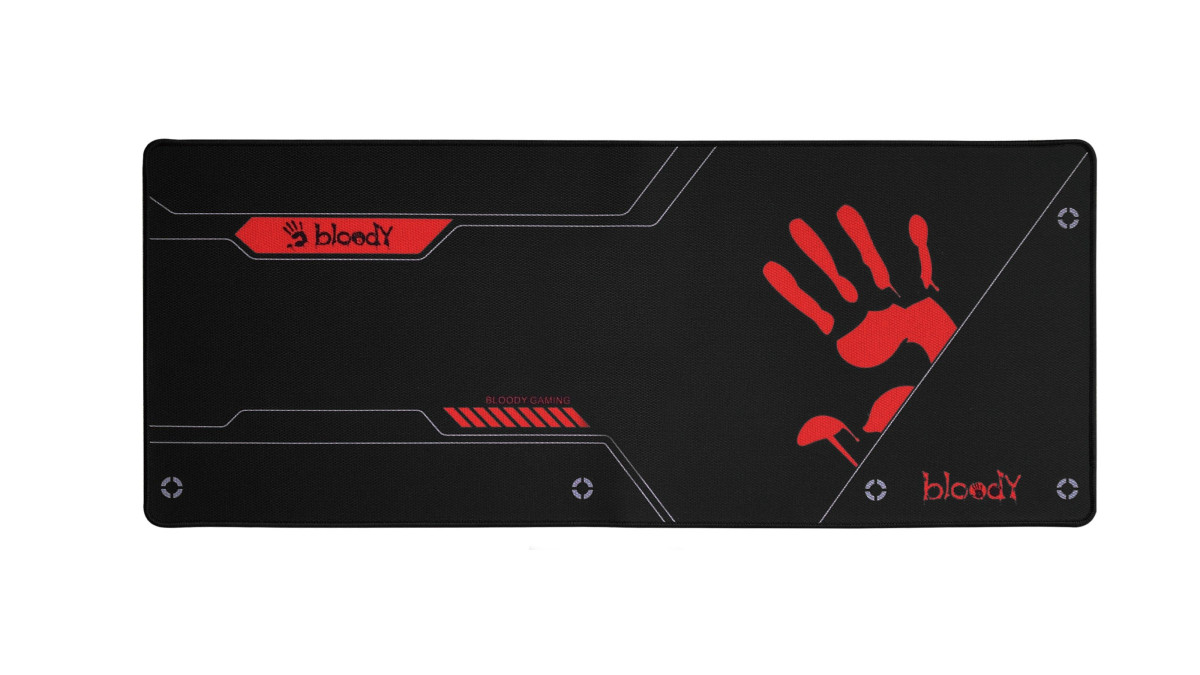 Игровая поверхность для мыши и клавиатуры Bloody BP-50L(Black) 75х30 см черный