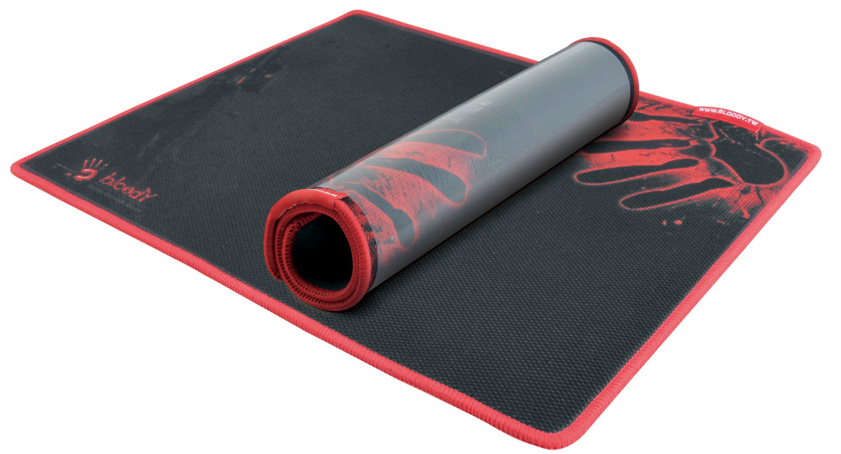 Игровая поверхность для мыши и клавиатуры Bloody B-080S 43х35 см черный