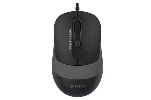 Мышь компьютерная проводная A4Tech Fstyler FM10 Black/Grey серая