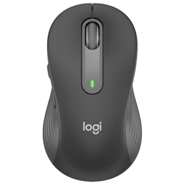 Мышь компьютерная безпроводная Logitech Signature M650 L Wireless Mouse for Business Graphite L910-006348 графитовая