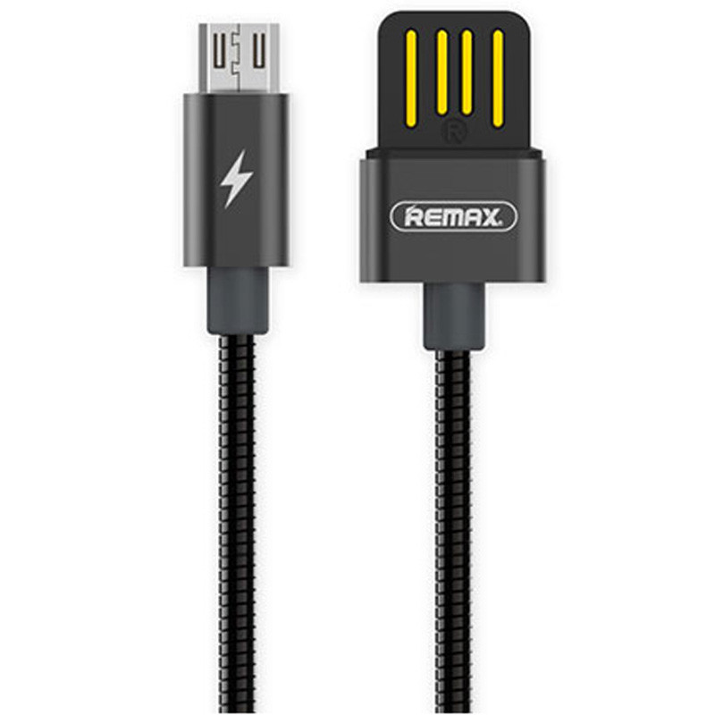 Кабель microUSB 1 м Serpent Remax RC-080m-Black Кабель microUSB 1 м Serpent Remax RC-080m-Black