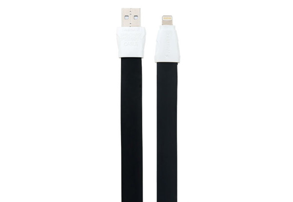 Lightning кабель Flat Full Speed II RC-011i 1m black Remax 301603 Lightning кабель Flat Full Speed II RC-011i 1m black Remax 301603