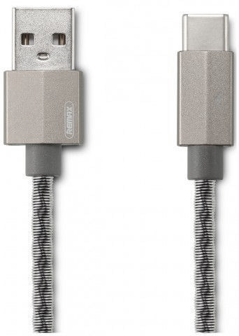 Type-C кабель 1 м Gefon Remax RC-110a-Grey Type-C кабель 1 м Gefon Remax RC-110a-Grey