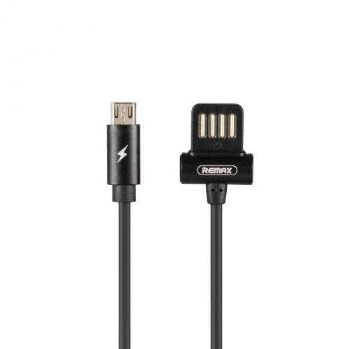 Кабель micro USB 1 м Waist Drum черный Remax RC-082m Кабель micro USB 1 м Waist Drum черный Remax RC-082m