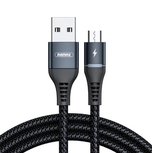 Кабель Remax Colorful Light USB-microUSB RC-152m-Black 1 м черный Кабель Remax Colorful Light USB-microUSB RC-152m-Black 1 м черный