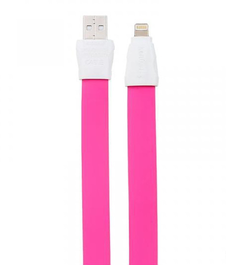 Lightning кабель Flat Full Speed II RC-011i 1m pink Remax 301604 Lightning кабель Flat Full Speed II RC-011i 1m pink Remax 301604