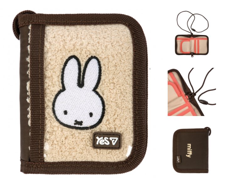 Кошелек детский YES W-2 Miffy Bunny 533817 1х12х20.5 см