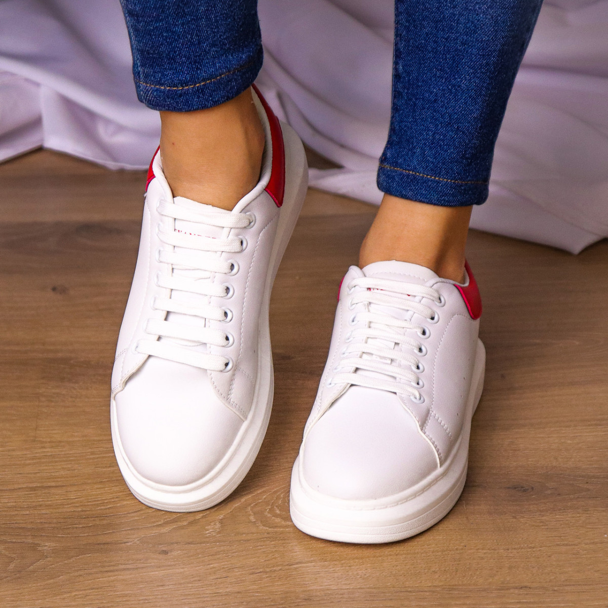 Кеды женские Fashion Kingsly 2133 38 размер 24 см Белый