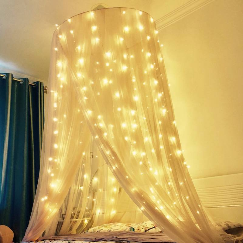 Гирлянда светодиодная от сети Штора CRT-011-2WW 19563 3х2 м 300 LED теплая желтая