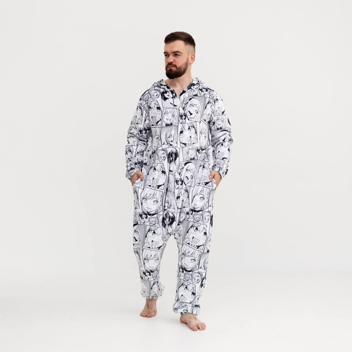 Кигуруми для взрослых Oversize 3D Аниме Black and White 3856_3_158 17231 158 см