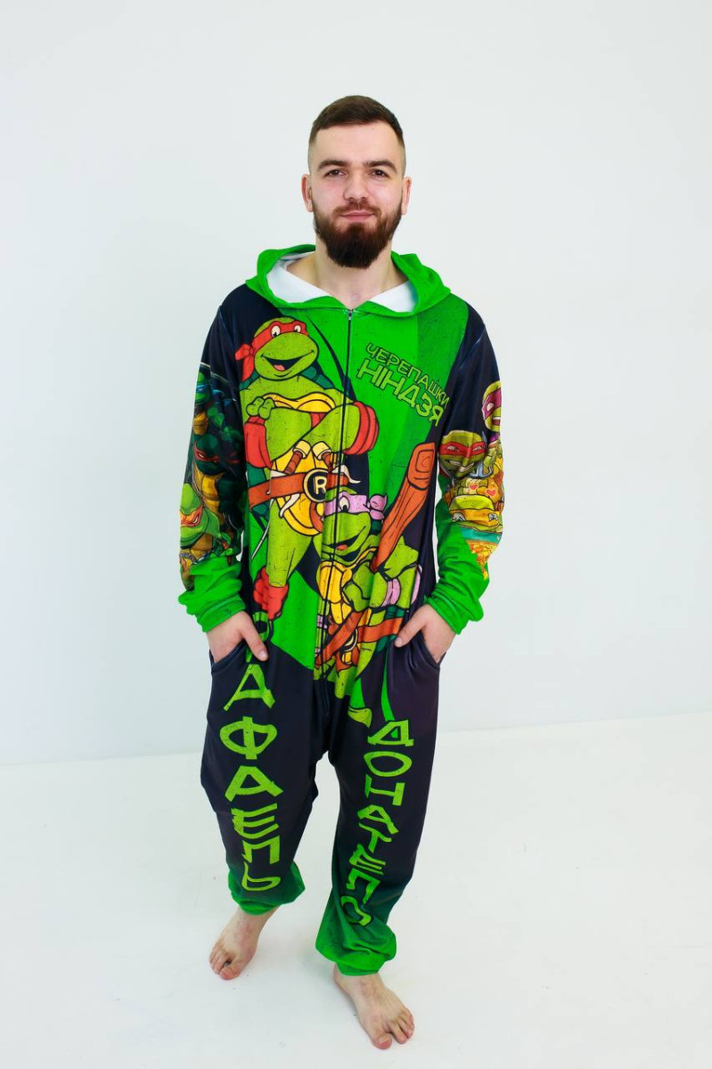 Кигуруми для взрослых Oversize 3D Черепешки-ниндзя 3272_3_158 17045 158 см
