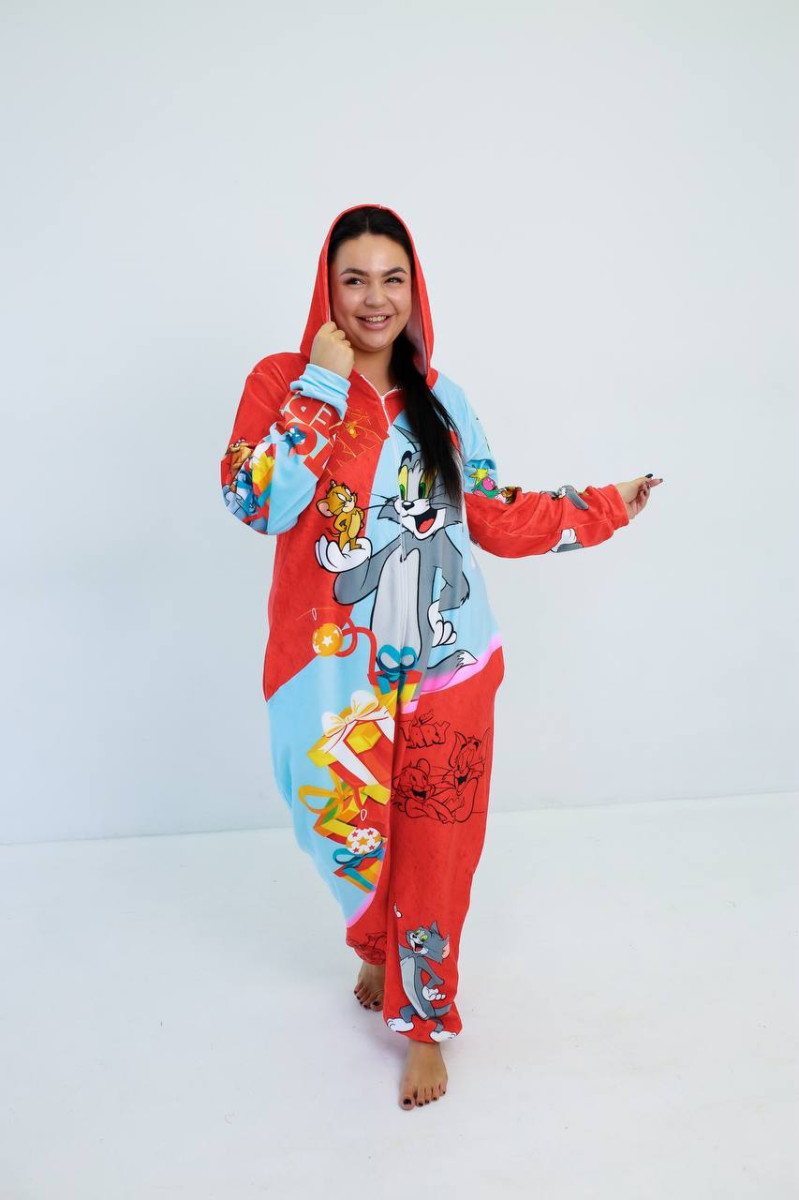 Кигуруми для взрослых Oversize 3D Том и Джерри 3054_3_158 17015 158 см