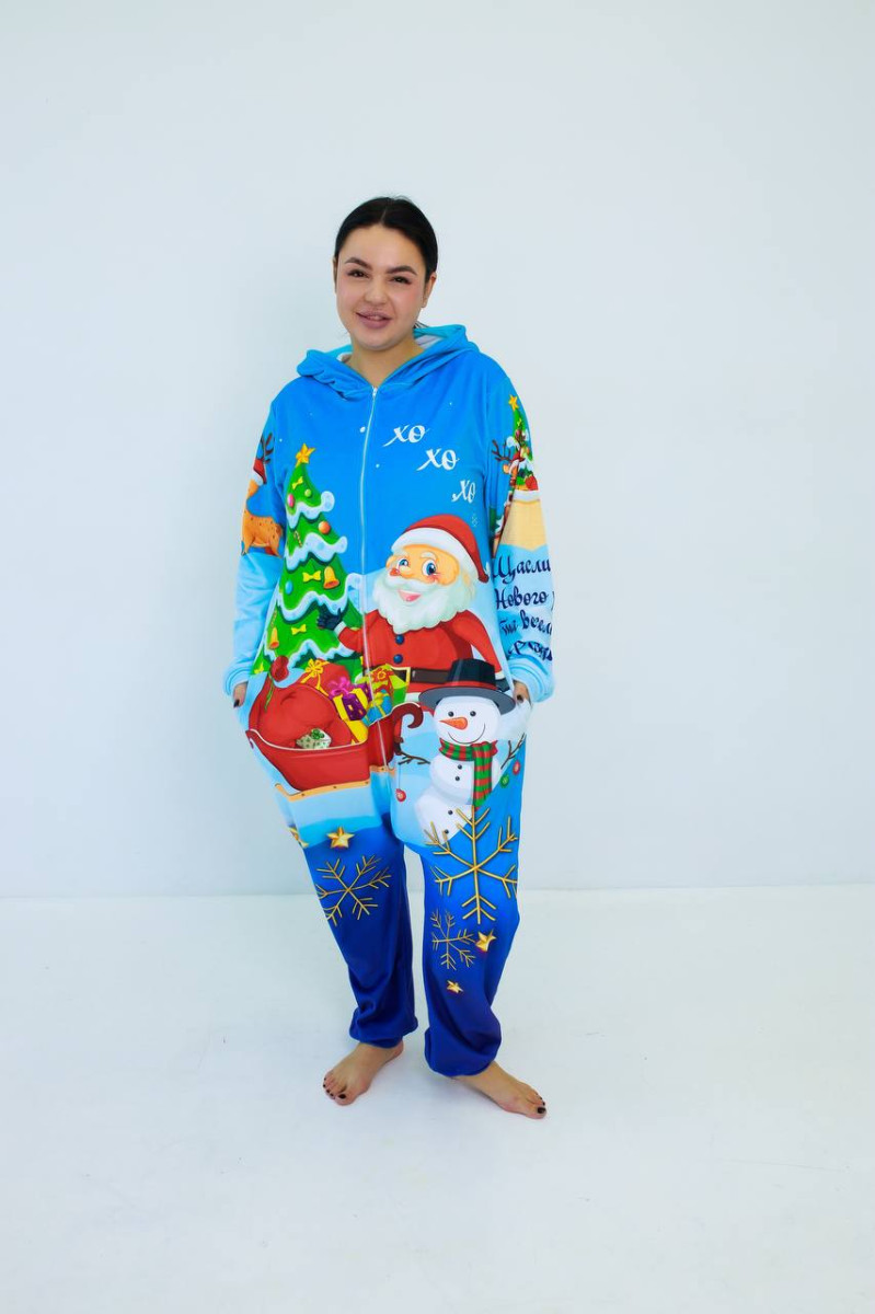 Кигуруми для взрослых Oversize 3D Новогодняя сказка 3276_3_158 17050 158 см