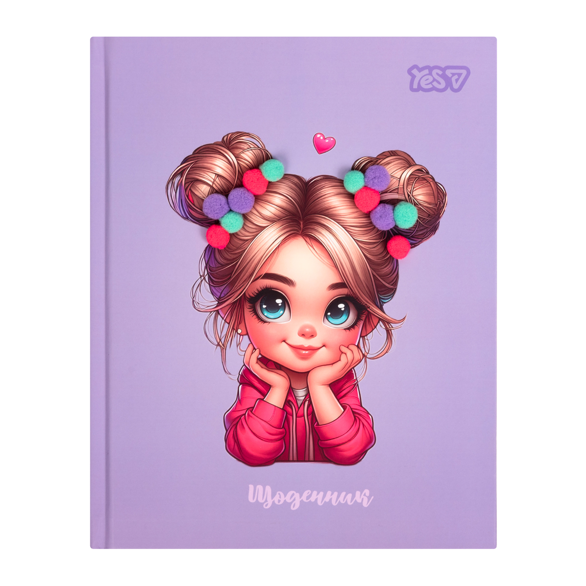 Дневник школьный твердый YES Cute Girl 911710 40 листов