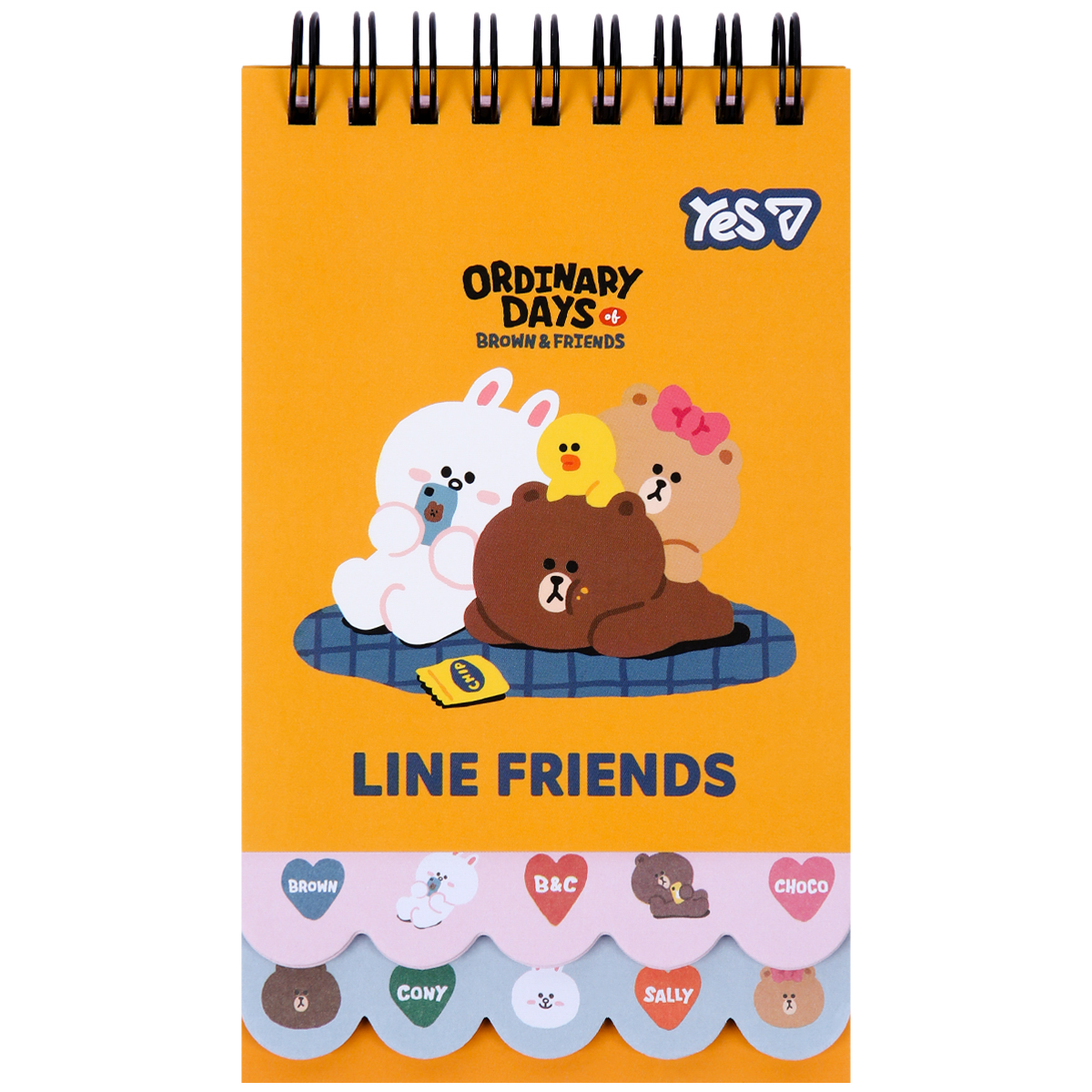 Блокнот YES Line Friends Team 152160 60 листов