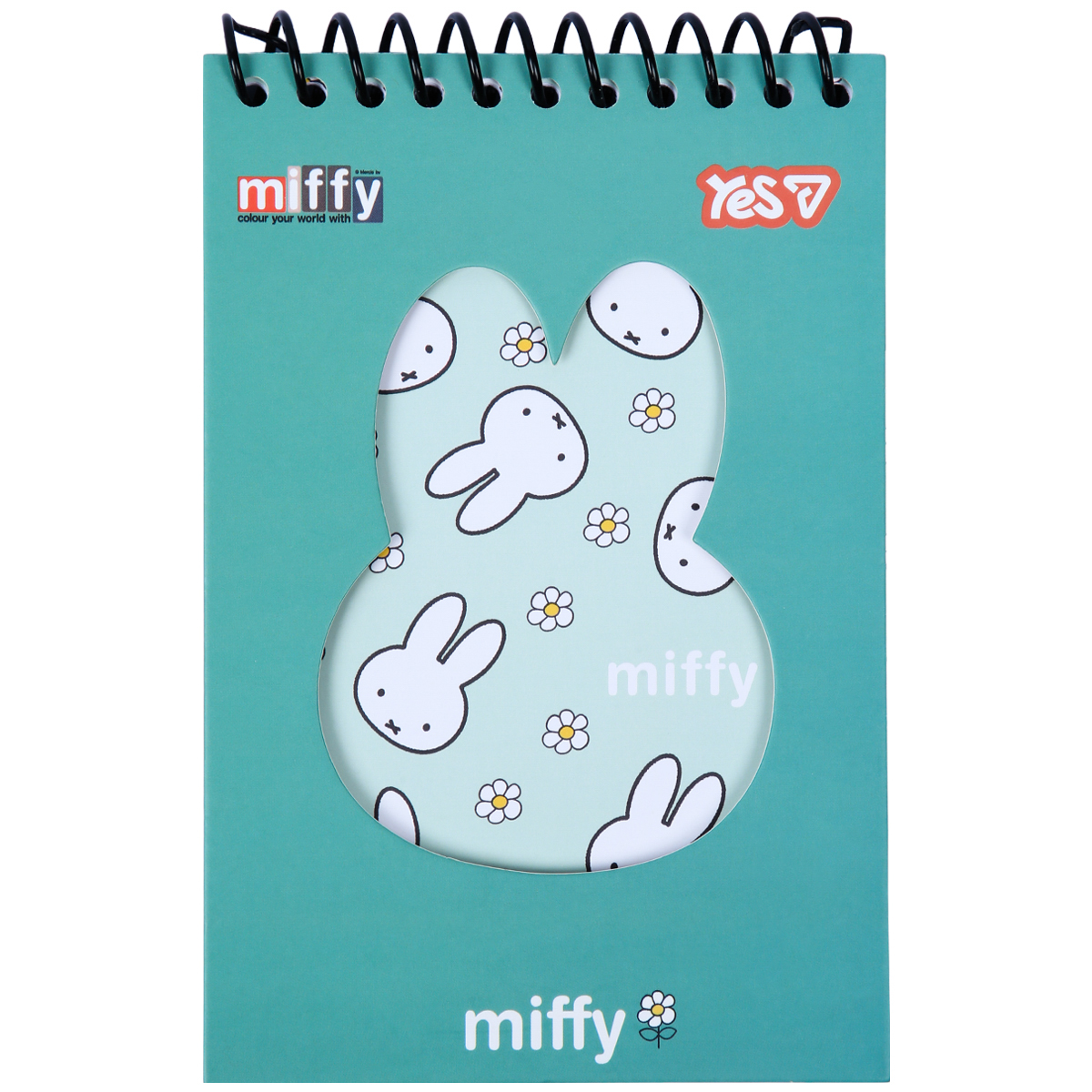 Блокнот с фигурной высечкой YES Miffy Flowers 152249 60 листов