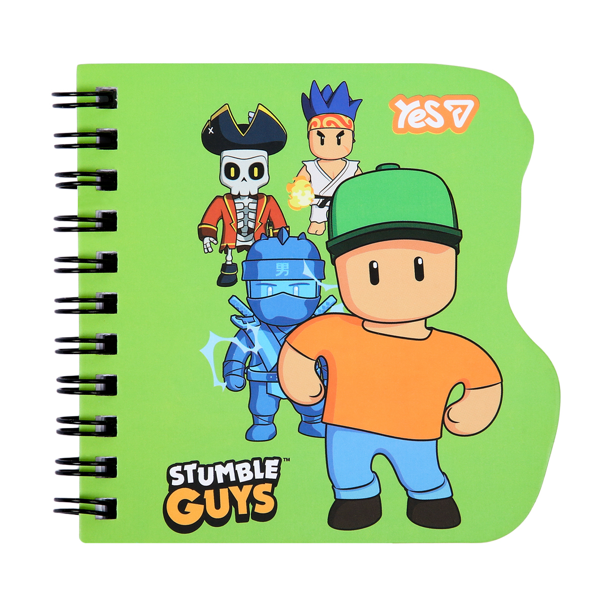 Блокнот YES Stumble Guys Green 152185 30 листов