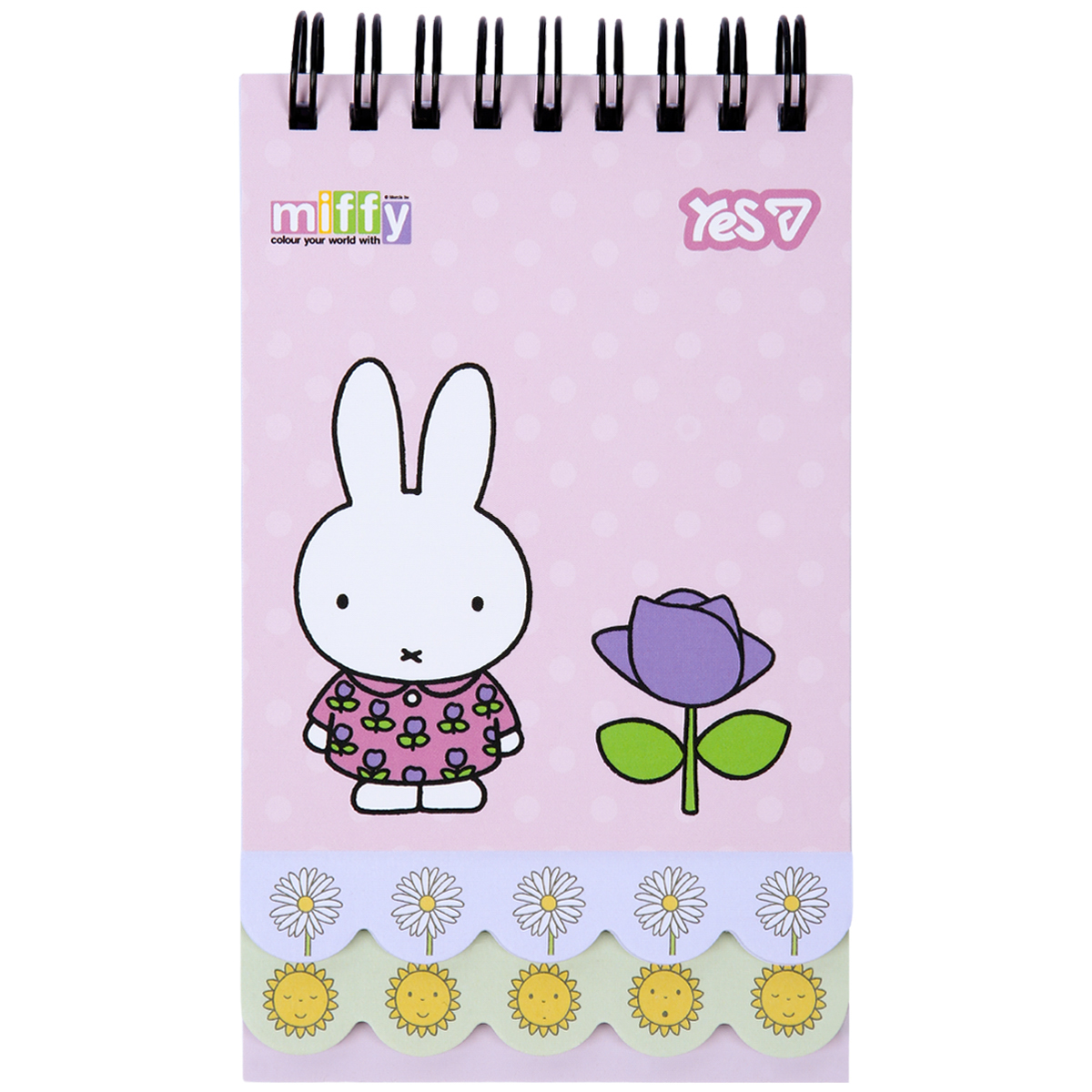Блокнот YES Miffy Flowers 152234 60 листов